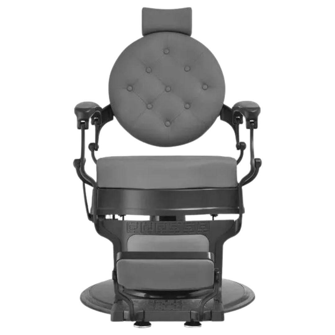 Cadeira de Barbeiro BUZZ BLACK GREY prosalon mobiliario de cabeleireiro e barbeiro