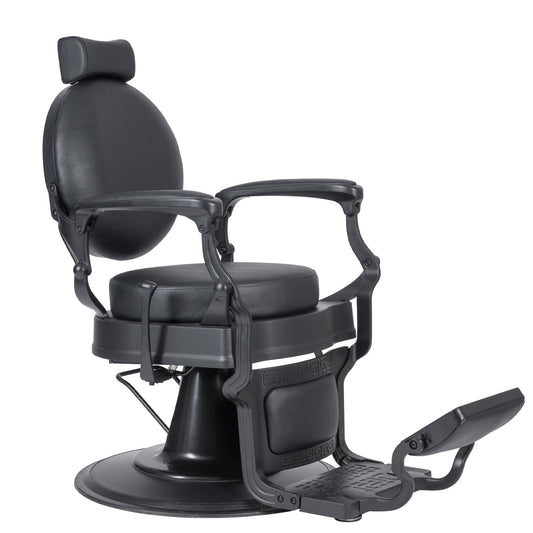 Cadeira de Barbeiro SHOR BLACK prosalon mobiliario de cabeleireiro e barbeiro