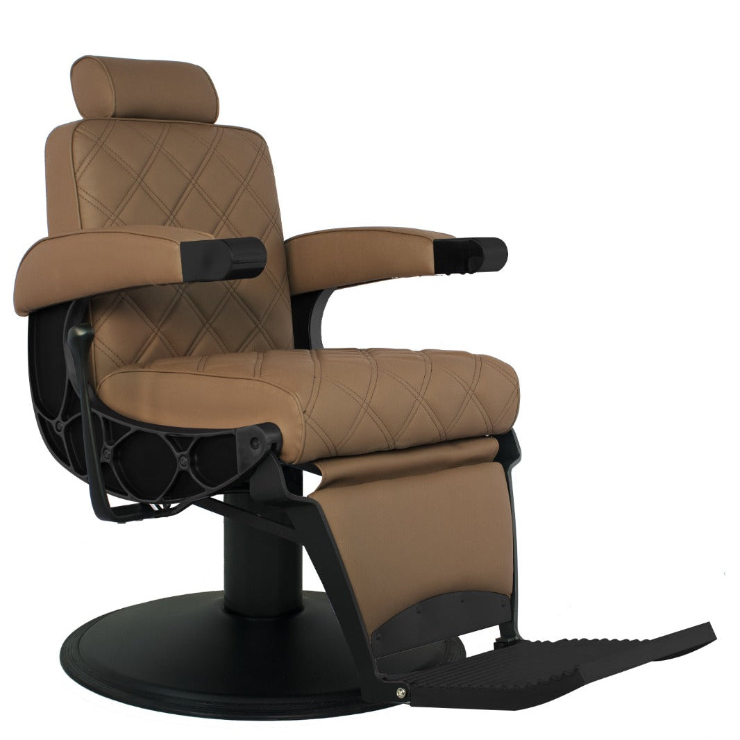 Cadeira de Barbeiro Castanha HAWK prosalon mobiliario de cabeleireiro e barbeiro 