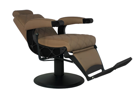 Cadeira de Barbeiro Castanha HAWK prosalon mobiliario de cabeleireiro e barbeiro