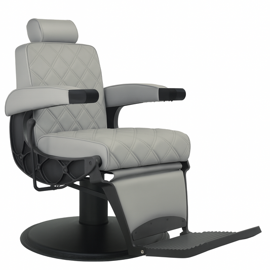 Cadeira de Barbeiro HAWK GREY prosalon mobiliario de cabeleireiro de barbeiro