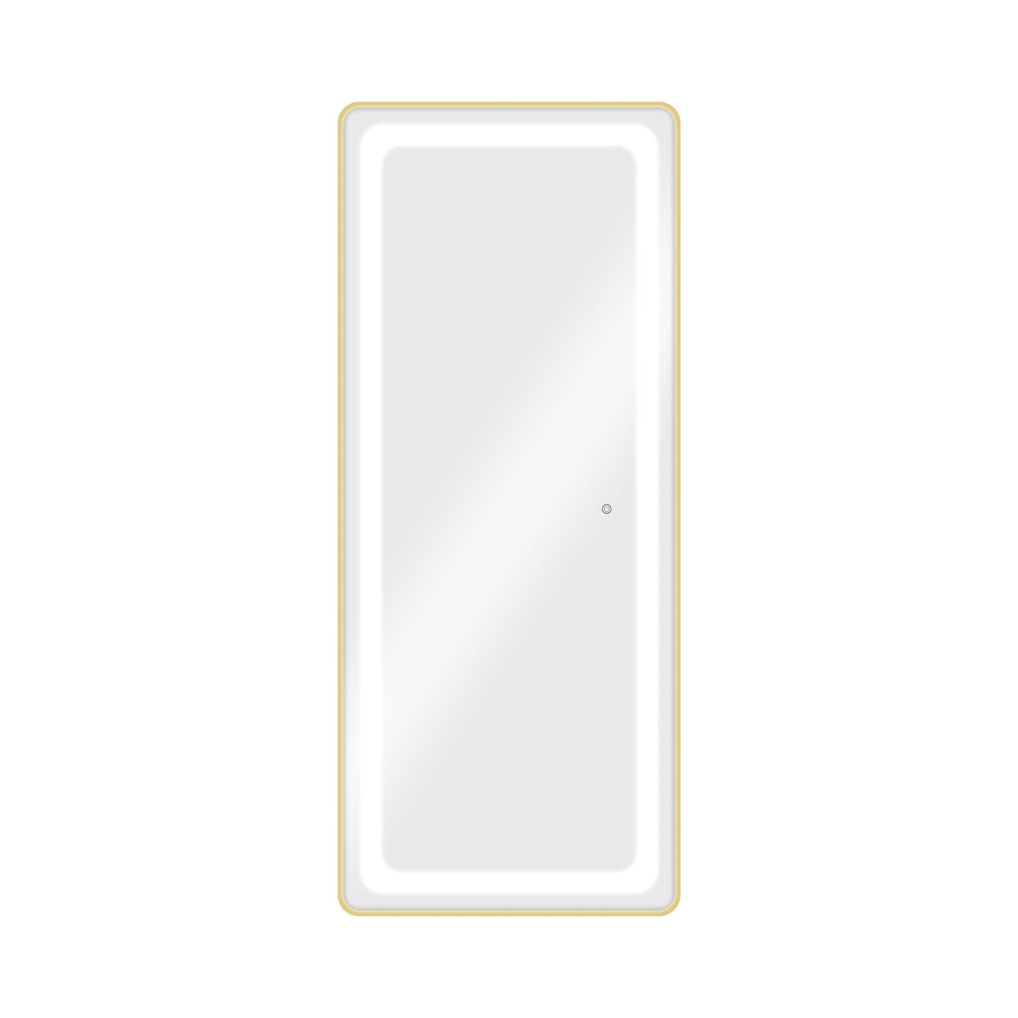 Espelho dourado com LED LUSH GOLD prosalon mobiliario de cabeleireiro e barbeiro