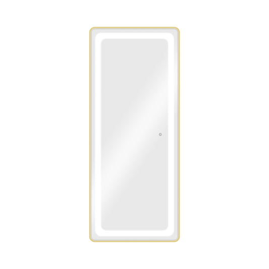 Espelho dourado com LED LUSH GOLD prosalon mobiliario de cabeleireiro e barbeiro