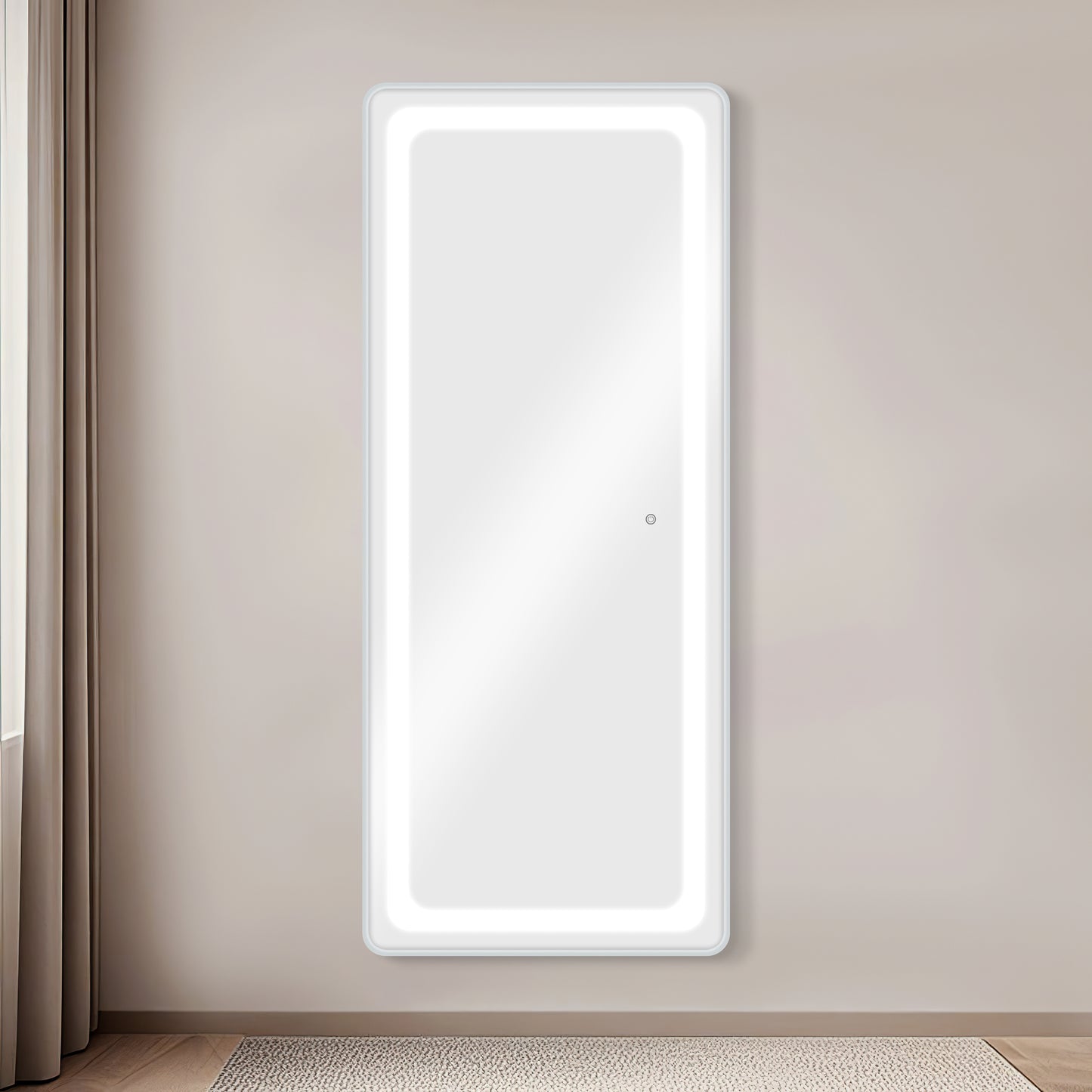 Espelho silver com LED LUSH SILVER prosalon mobiliario de cabeleireiro e barbeiro
