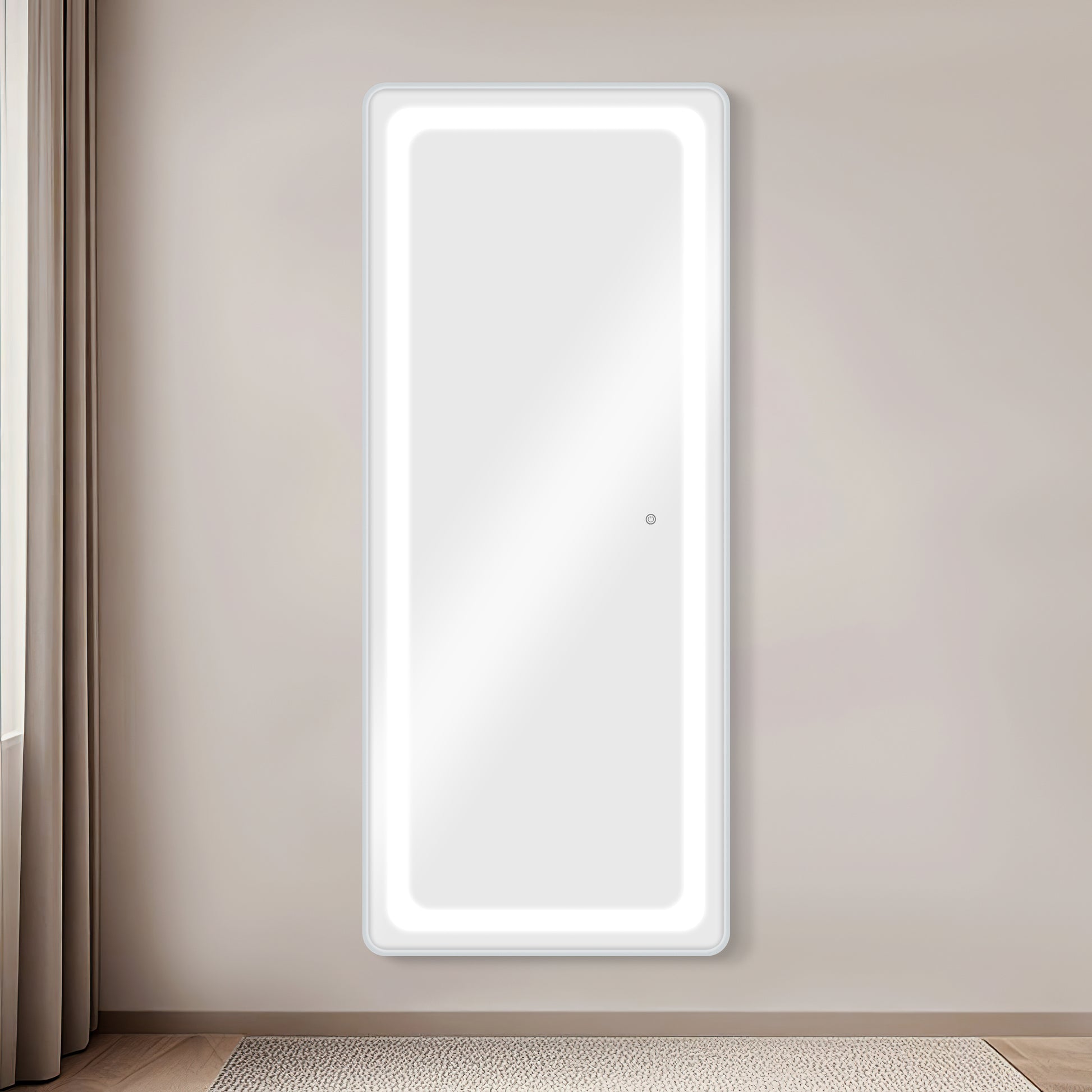 Espelho silver com LED LUSH SILVER prosalon mobiliario de cabeleireiro e barbeiro