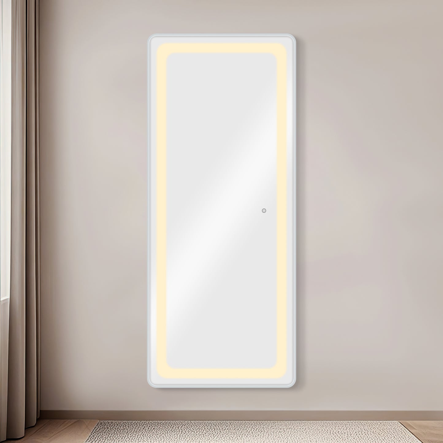 Espelho silver com LED LUSH SILVER prosalon mobiliario de cabeleireiro e barbeiro