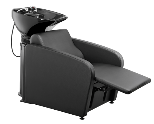 Rampa de Lavagem com Levanta Pés Elétrico MULLET + 2.0 Prosalon mobiliario de cabeleireiro e barbeiro