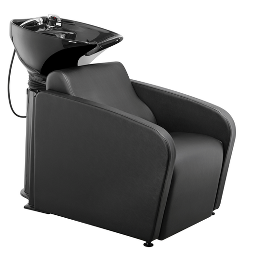 Rampa de Lavagem com Levanta Pés Elétrico MULLET + 2.0 Prosalon mobiliario de cabeleireiro e barbeiro