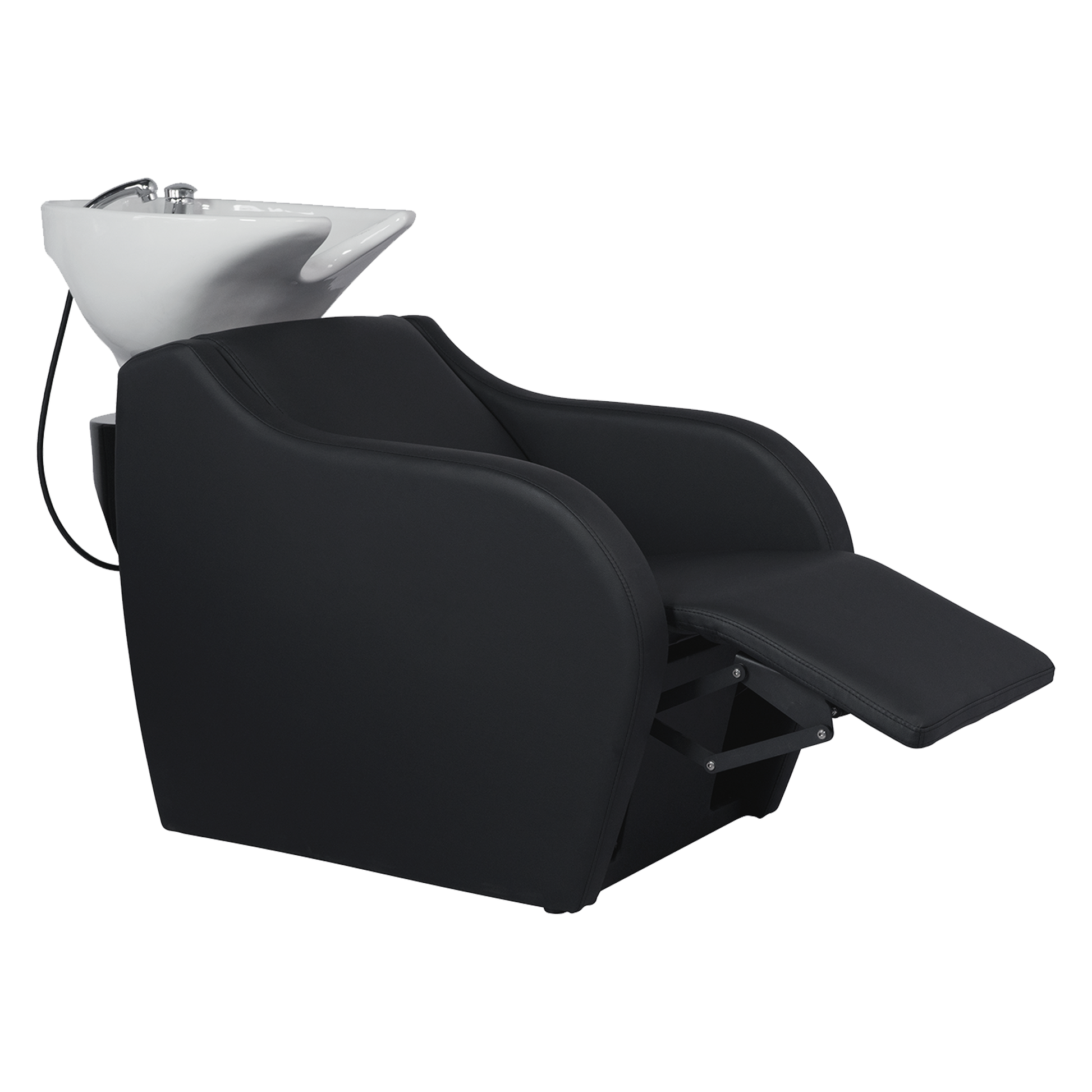 Rampa de Lavagem com levanta pés elétrico WISP POWER + Prosalon  mobiliario de cabeleireiro e barbeiro