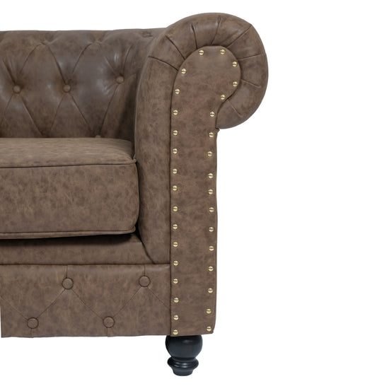 Sofá Vintage REPOSE BROWN prosalon mobiliario de cabeleireiro e barbeiro