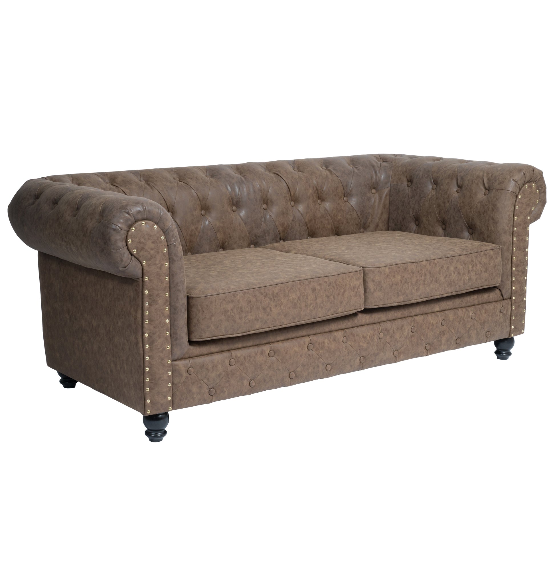 Sofa Vintage REPOSE BROWN prosalon mobiliario de cabeleireiro e barbeiro