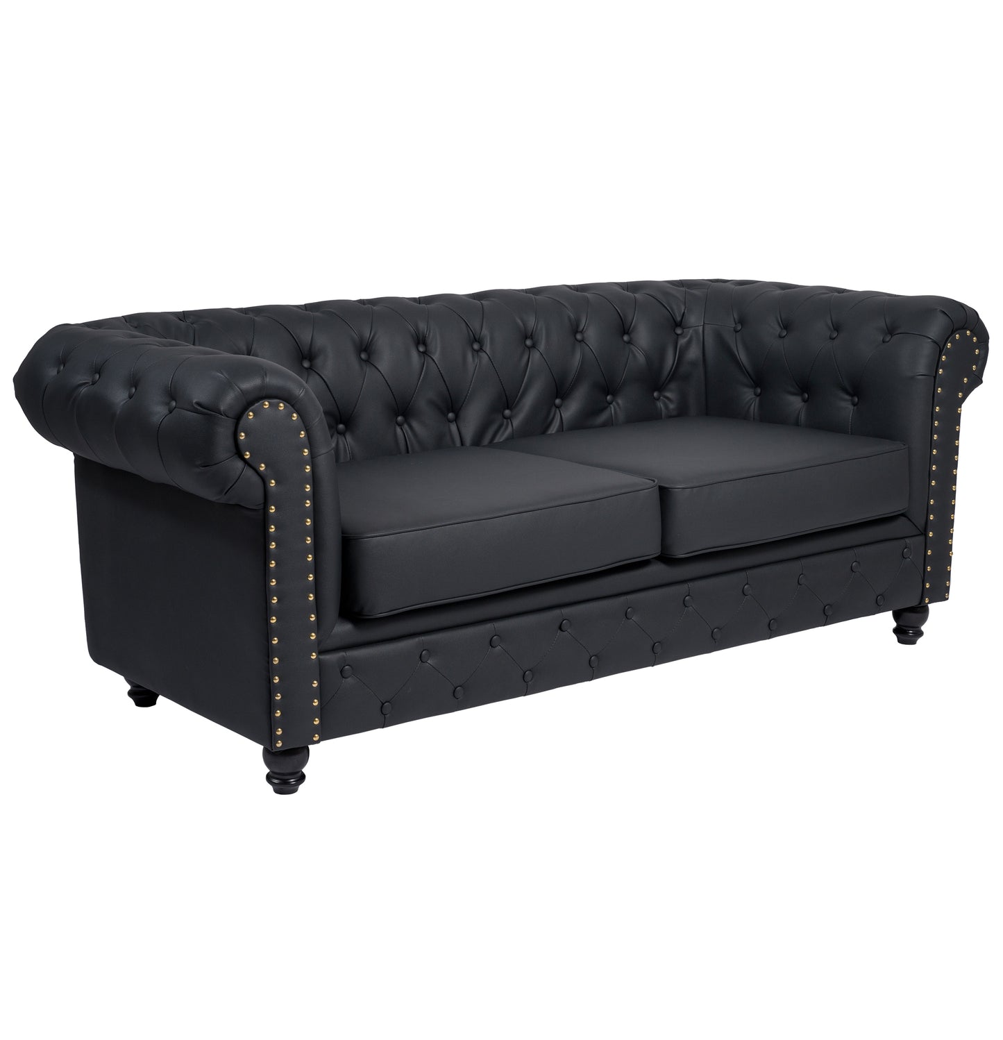 Sofá Vintage REPOSE Black prosalon mobiliario de cabeleireiro e barbeiro 1