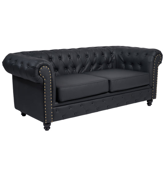 Sofá Vintage REPOSE Black prosalon mobiliario de cabeleireiro e barbeiro 1