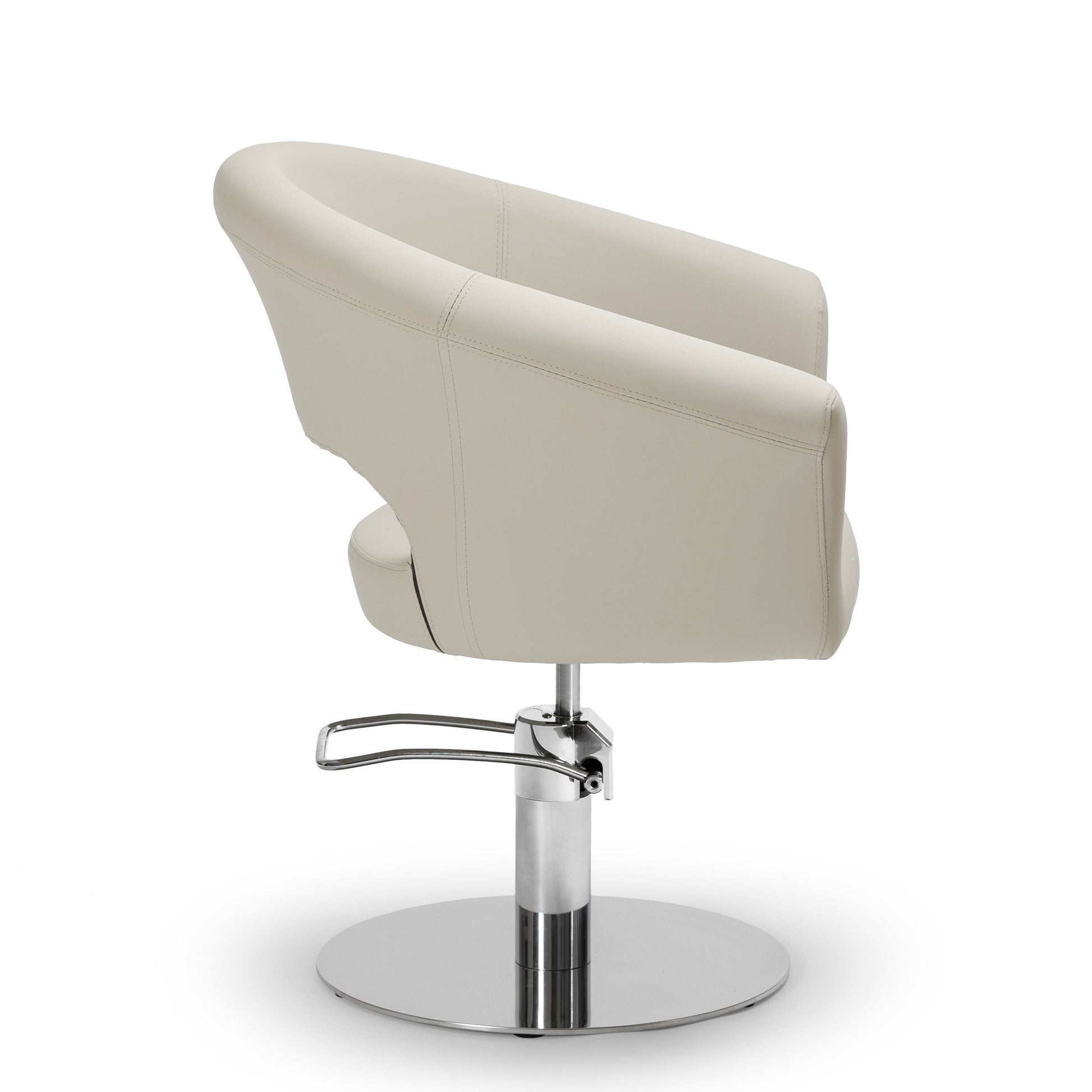 Cadeira de cabeleireiro ARCEL Pro Salon com estofos de alta densidade e conforto.