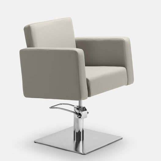 Cadeira de cabeleireiro LERA Pro Salon com base hidráulica e design moderno.