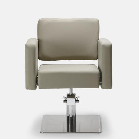 Cadeira de cabeleireiro LERA Pro Salon com base hidráulica e design moderno.