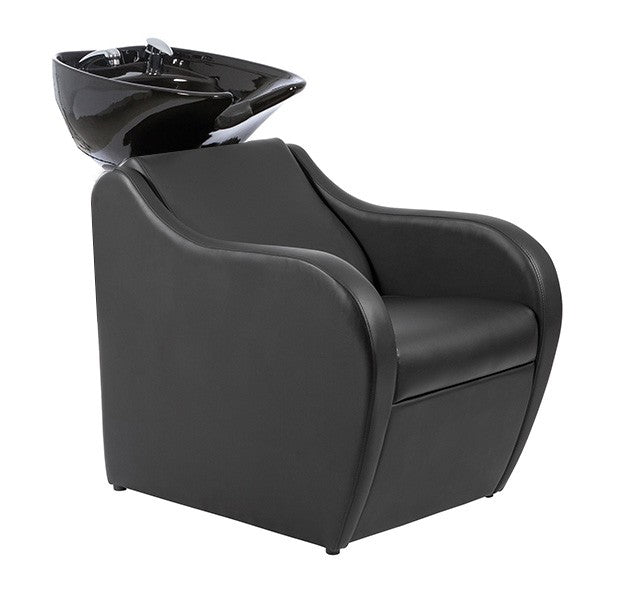 Rampa de lavagem FAID compacta ideal para salões de cabeleireiro e estética com espaço otimizado.