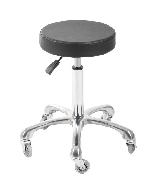 Taburete ergonómico IVVY Pro Salon com ajuste de altura para estética e cabeleireiro.